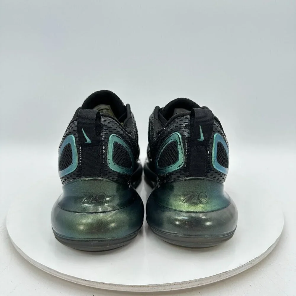 Nike Air Max 720 Throwback Future Youth Size 7Y Women 8.5 AQ3196-003 Black Shoes